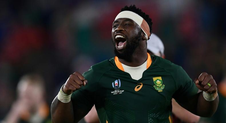 South Africa's captain Siya Kolisi carries the weight of the Rainbow Nation on his shoulders