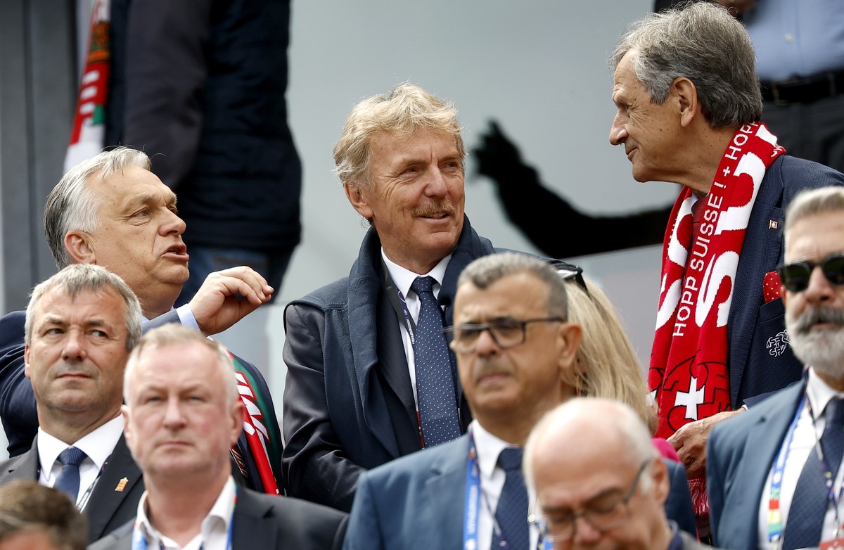 Viktor Orban, Zbigniew Boniek i Dominique Blanc