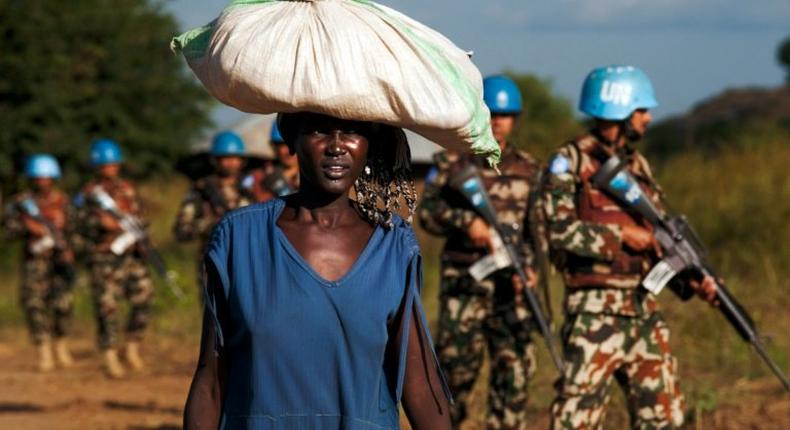 UNMISS has around 16,000 troops deployed in South Sudan, which has been at war since December 2013