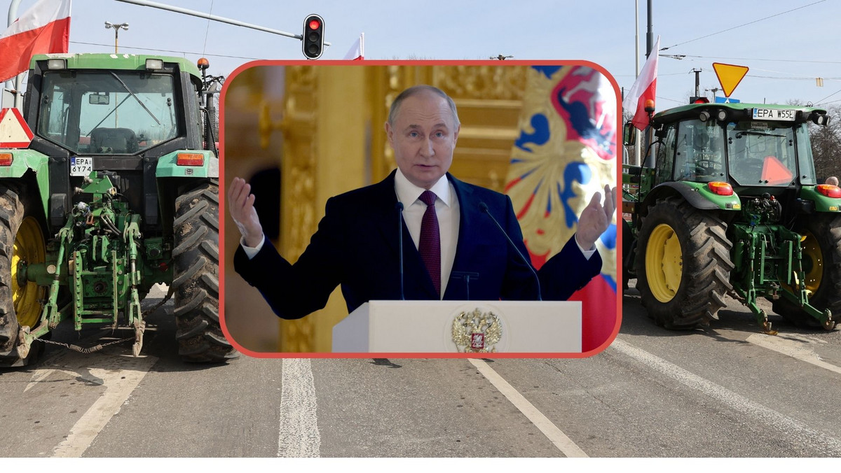 Polscy rolnicy protestują przeciwko ukraińskiemu zbożu. Putin zaciera ręce