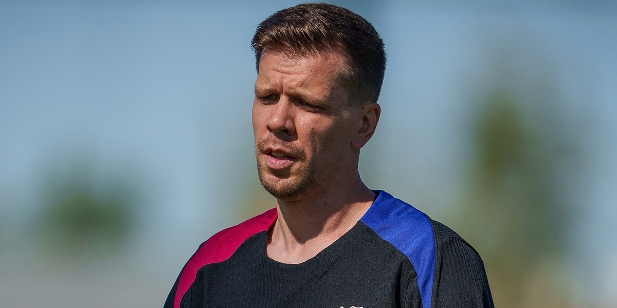 Wojciech Szczęsny ostro zasuwa podczas kolejnych treningów Barcelony. Fani to doceniają. 