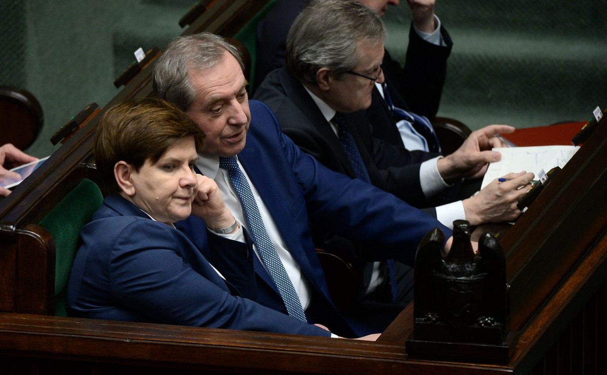 Beata Szydło i Henryk Kowalczyk