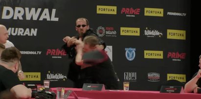 Ogromna awantura na konferencji PRIME SHOW MMA 5. Zawodnicy skoczyli sobie do gardeł [WIDEO]