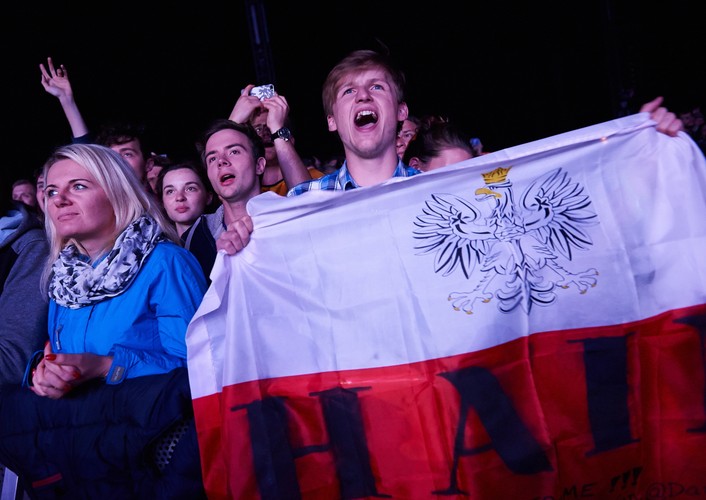 Publiczność podczas zespółu Haim