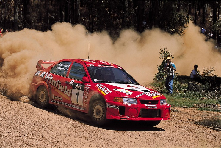 Rajd Australii rok 1998. Za kierownicą T. Makinen