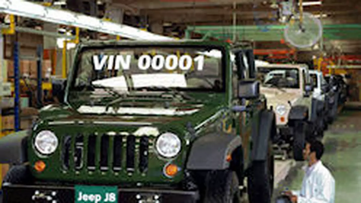 Jeep J8 już w produkcji - nie tylko dla wojska