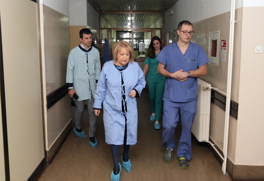 Ministarka u obilasku porodilišta