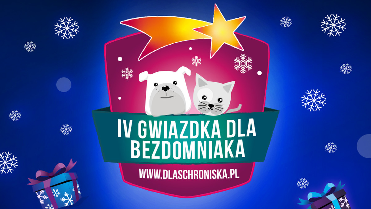 Dwie, trzy, cztery… – z roku na rok coraz więcej ton jedzenia trafia do bezdomnych psów i kotów dzięki akcji "Gwiazdka dla bezdomniaka". Na platformie www.dlaSchroniska.pl ruszyła właśnie czwarta już edycja tej internetowej zbiórki karmy i smakołyków dla czworonogów ze schronisk i fundacji z całej Polski, m.in. z Warszawy, Poznania, Wrocławia, Łodzi czy Katowic.