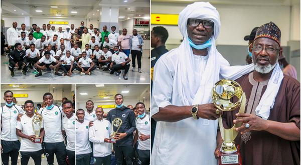 Flying Eagles arrive Nigeria after winning WAFU U-20 tournament