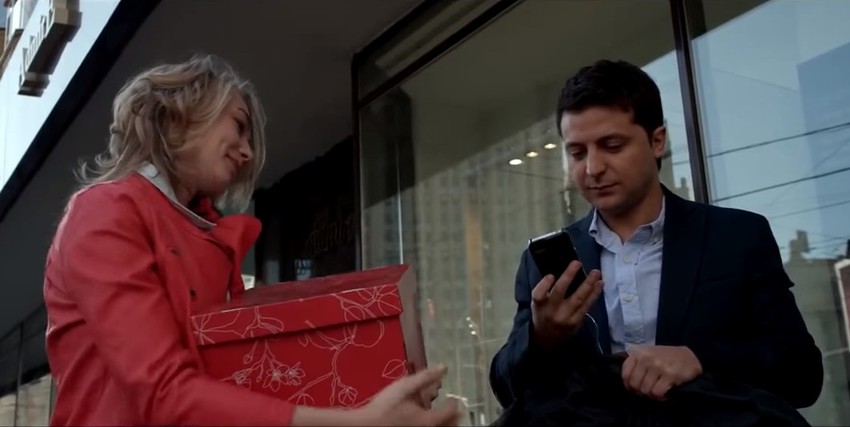 Volodimir Zelenski u filmu "Osam prvih sastanaka"