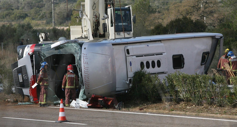 Hiszpania: Wypadek autokaru ze studentami