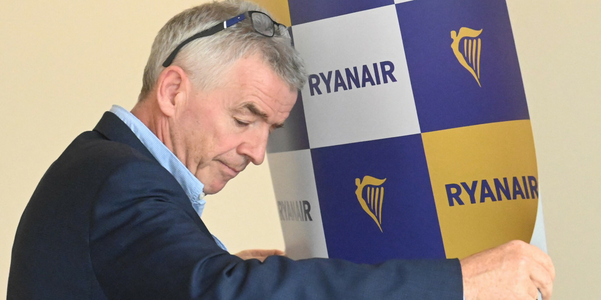 Prezes linii Ryanair Michael O'Leary pochwalił się wynikami i przedstawił swoją wizję rynku lotniczego w Europie.