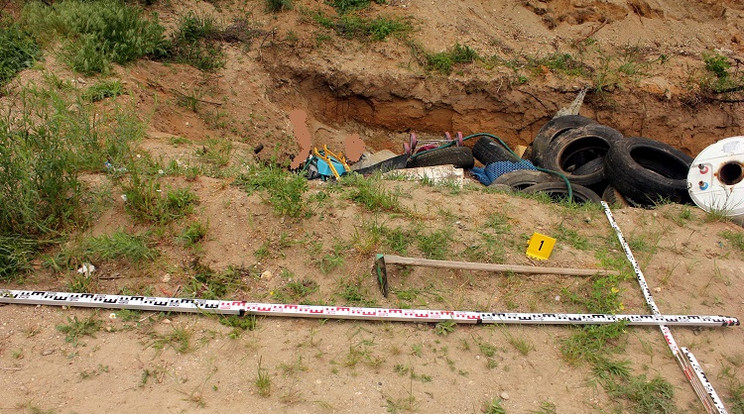 A tatabányai gyilkos egy szomódi tanyán ásta el megölt ismerősét / Fotó: police.hu