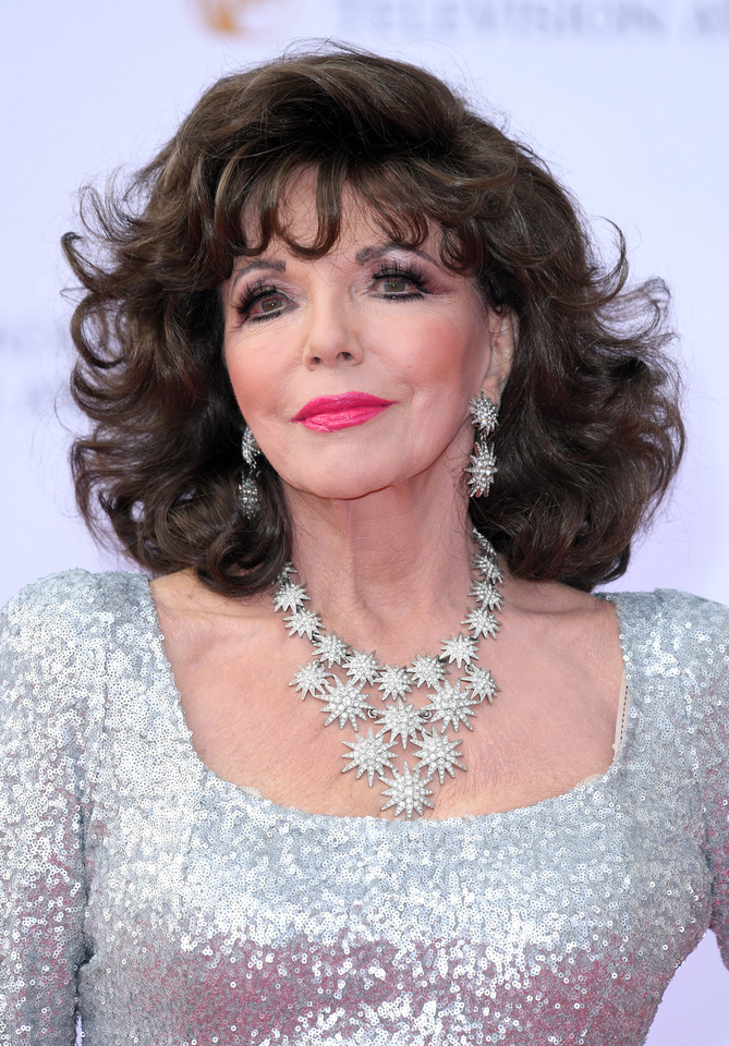 Joan Collins na gali BAFTA 2017