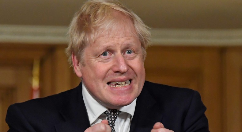 UK Prime Minister Boris Johnson