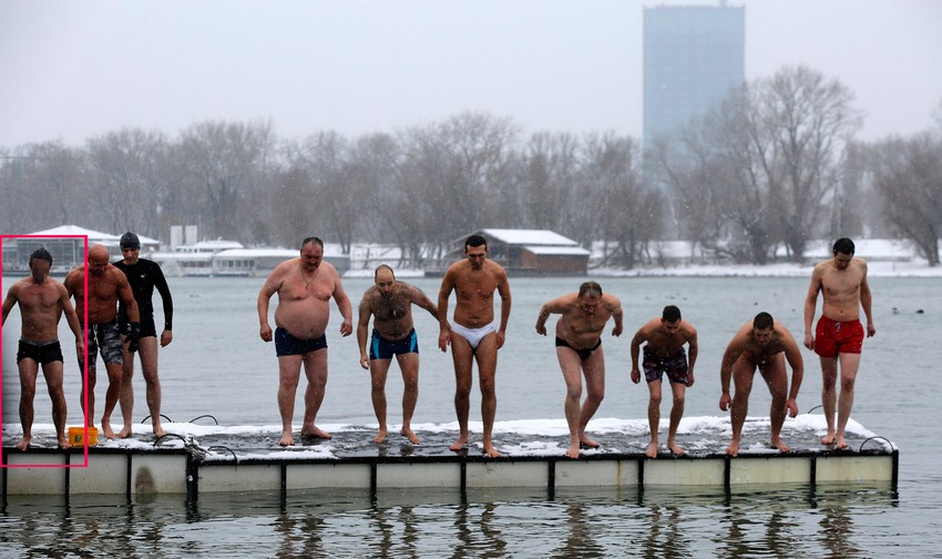 Na startu učesnik je bio spreman