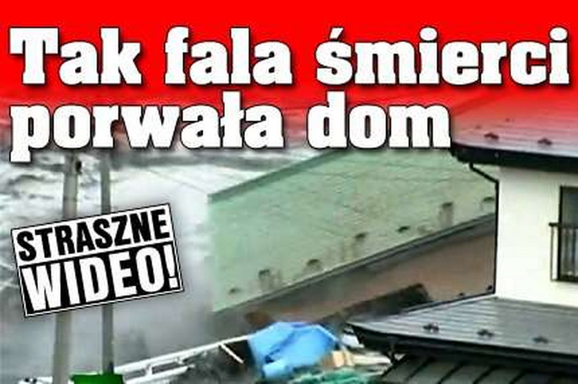 Tak fala śmierci porwała dom. Straszne wideo!