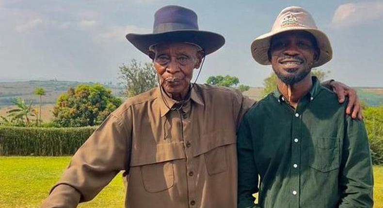 Bobi Wine and his father in law