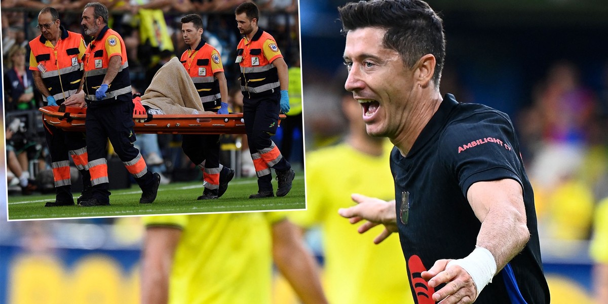 Dwa gole Lewandowskiego i dramat bramkarza Barcelony. 