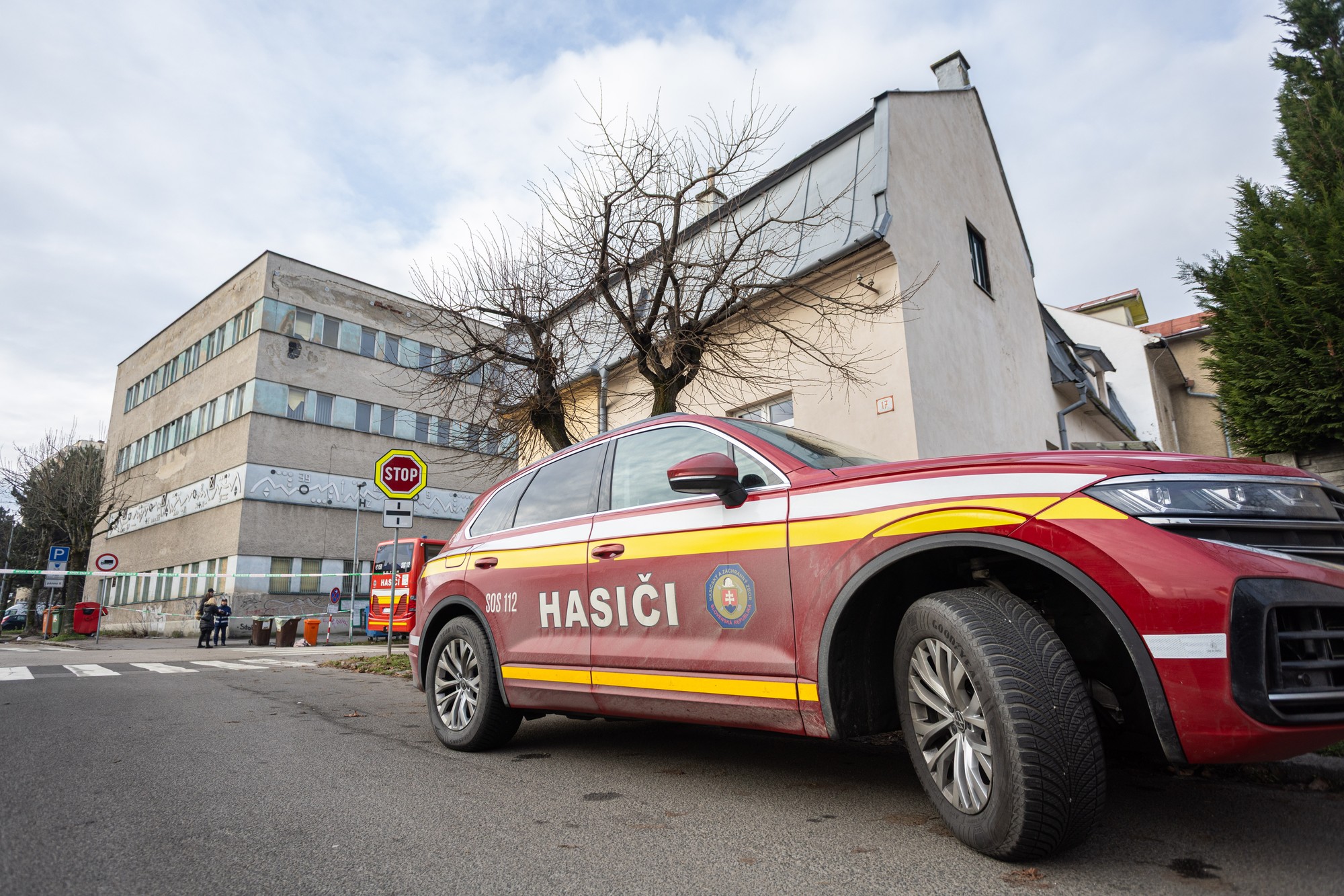 Mimoriadny stav v meste Žilina v súvislosti s únikom neznámej látky do ovzdušia.