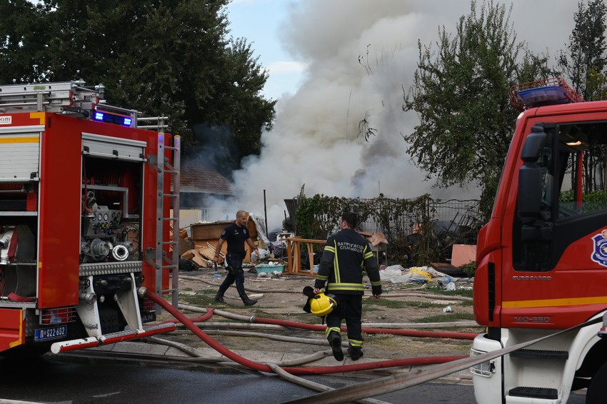 Požar kod Starog sajmišta