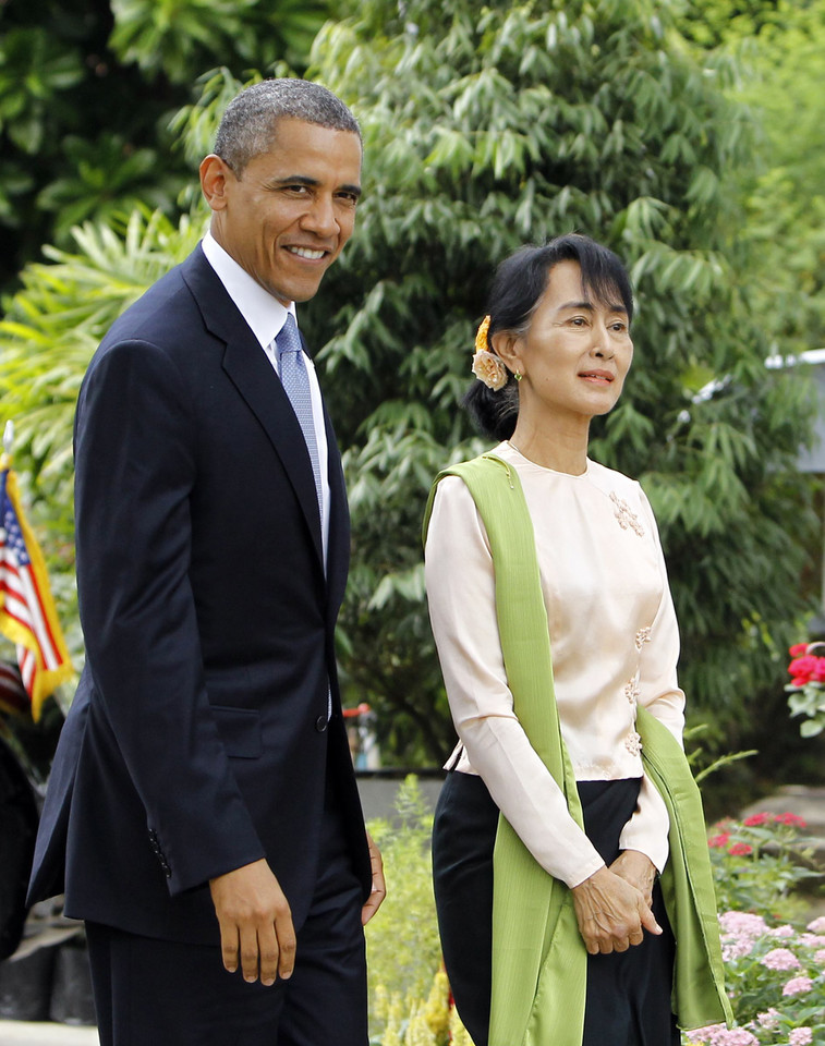 Obama w Birmie, fot. Reuters