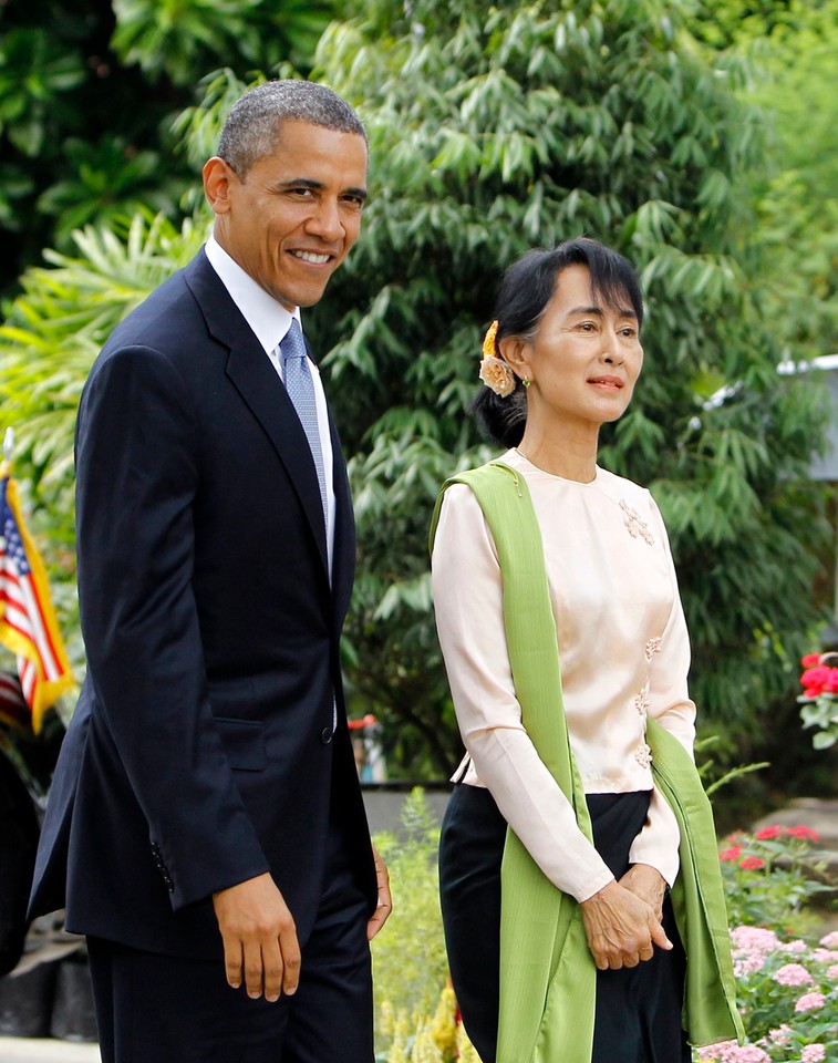 Obama w Birmie, fot. Reuters