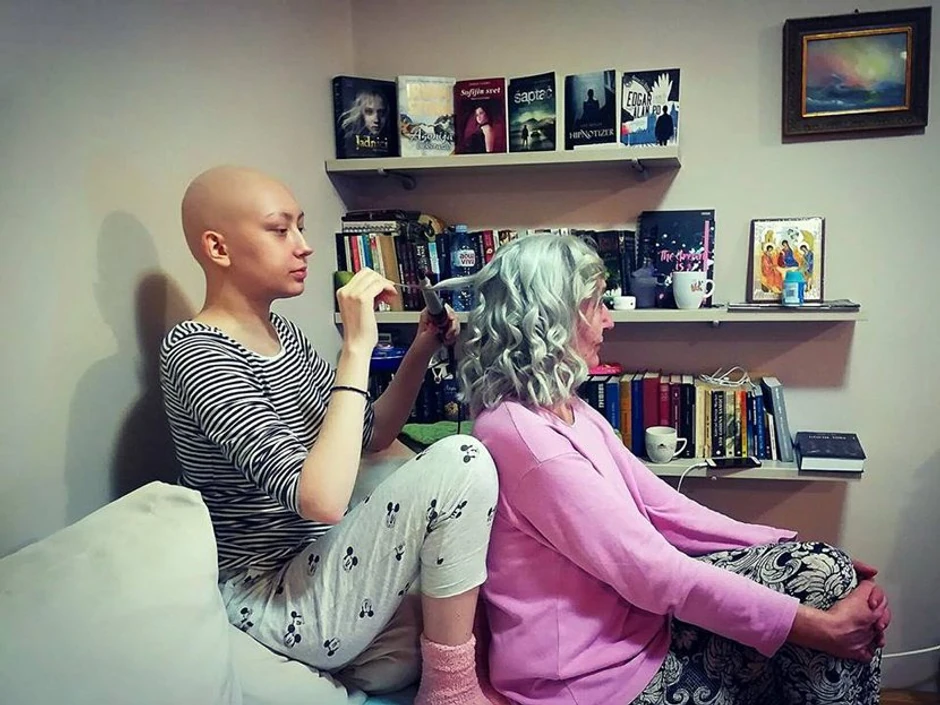 Anastasija sa njenom majkom