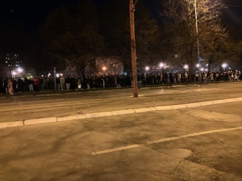 Glasačko mesto na Novom Beogradu