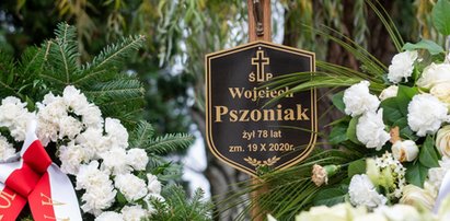 Tak wygląda grób Wojciecha Pszoniaka