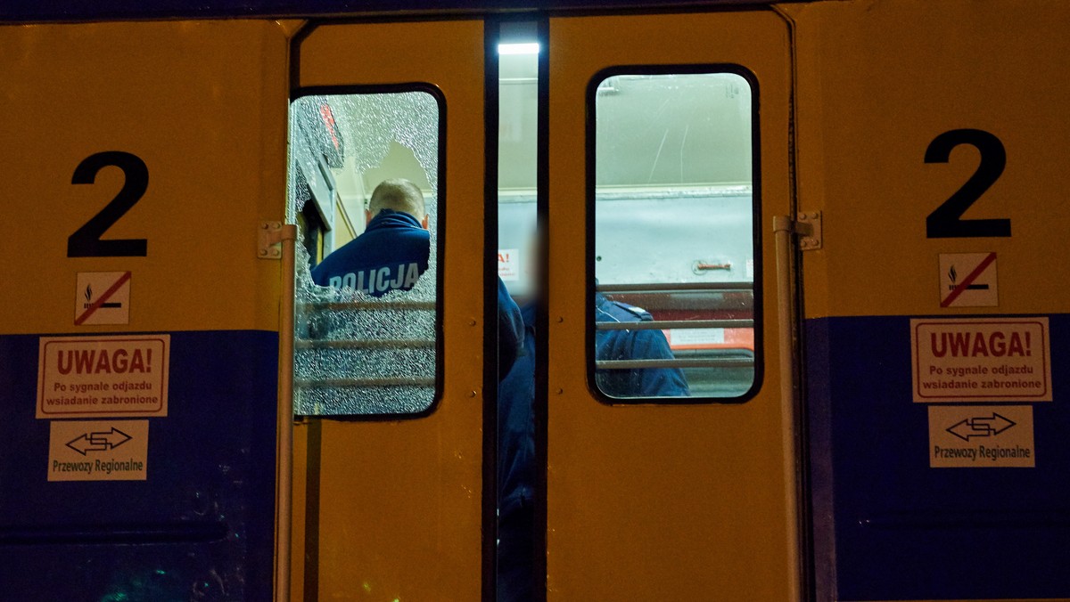 - To była zaplanowana akcja, nie atakowali przypadkowych osób, chociaż i takim się dostało - mówią świadkowie bijatyki pseudokibiców, do której doszło wczoraj w pociągu Przewozów Regionalnych w Gdańsku. - Wpadli do środka i zaczęło się mordobicie. Uderzali i kopali. Nie widziałam wiele, bo byłam skulona w rogu. Krzyczałam, żeby zostawili takiego chłopaka, którego kopali po głowie - mówi jedna z podróżnych. W sprawie zatrzymano już osiem osób, od wczoraj stu policjantów zajmuje się poszukiwaniem sprawców.