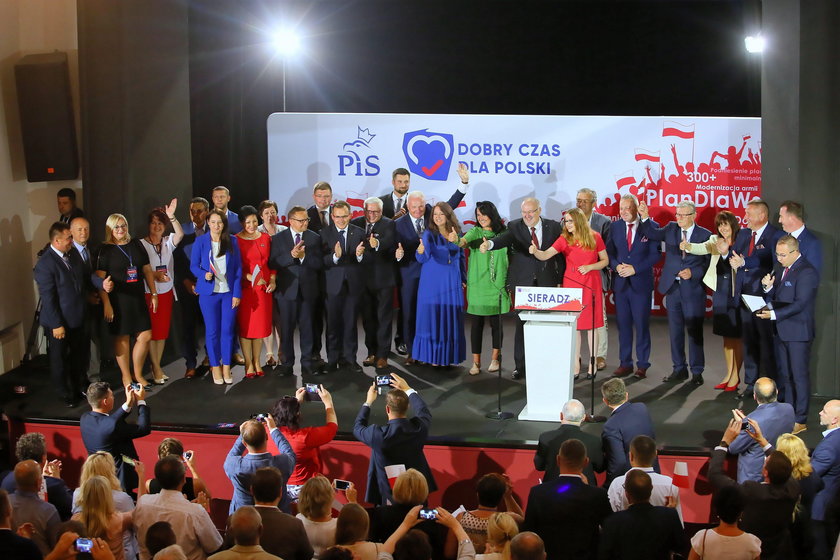 Jarosław Kaczyński na konwencji PiS w Sieradzu