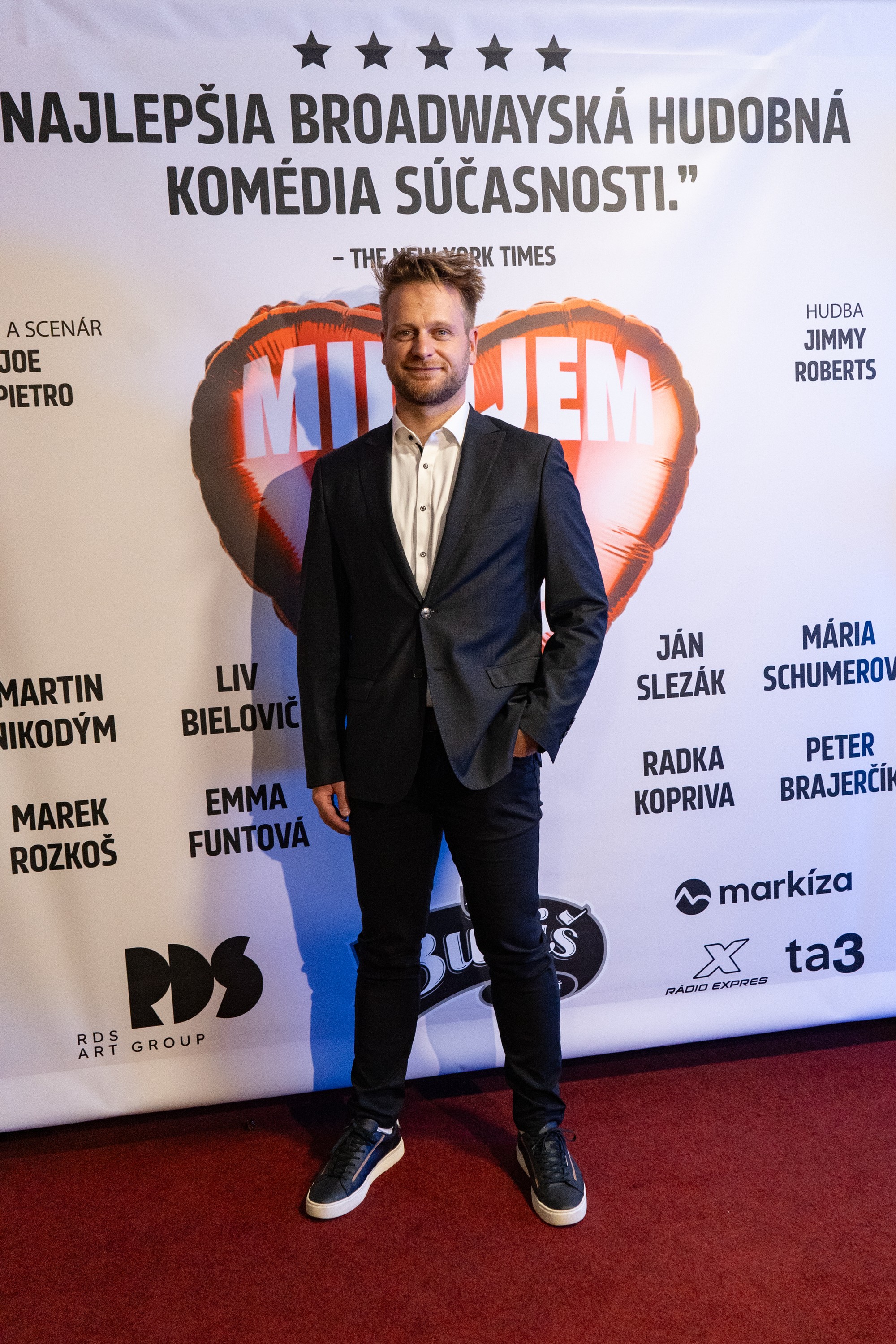 Premiéra muzikálu  Milujem ťa, ale…: Peter Brajerčík