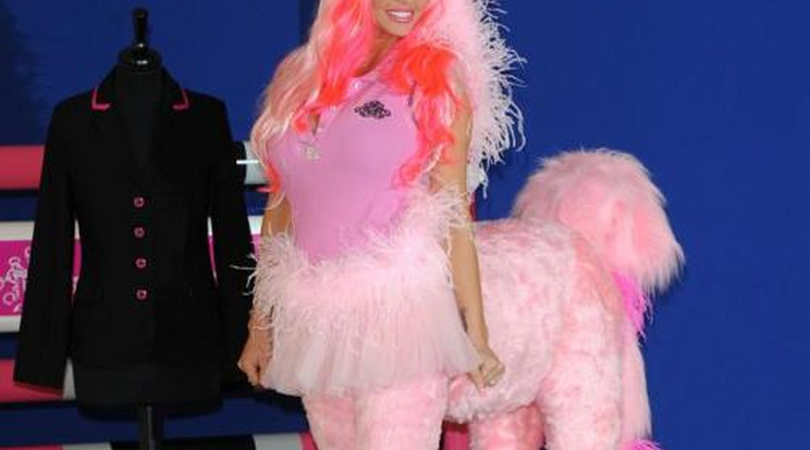 Rózsaszín lónak öltözött a valóságshow-sztár
