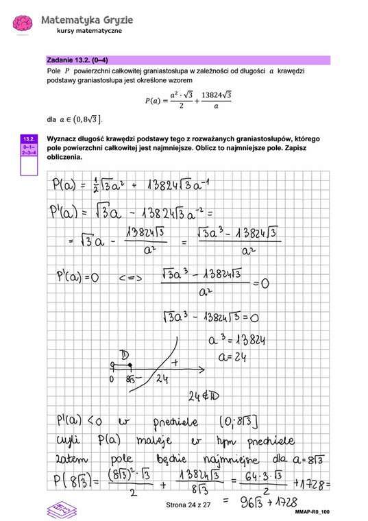 Matura 2024. Matematyka - poziom rozszerzony [ARKUSZE CKE i ODPOWIEDZI]