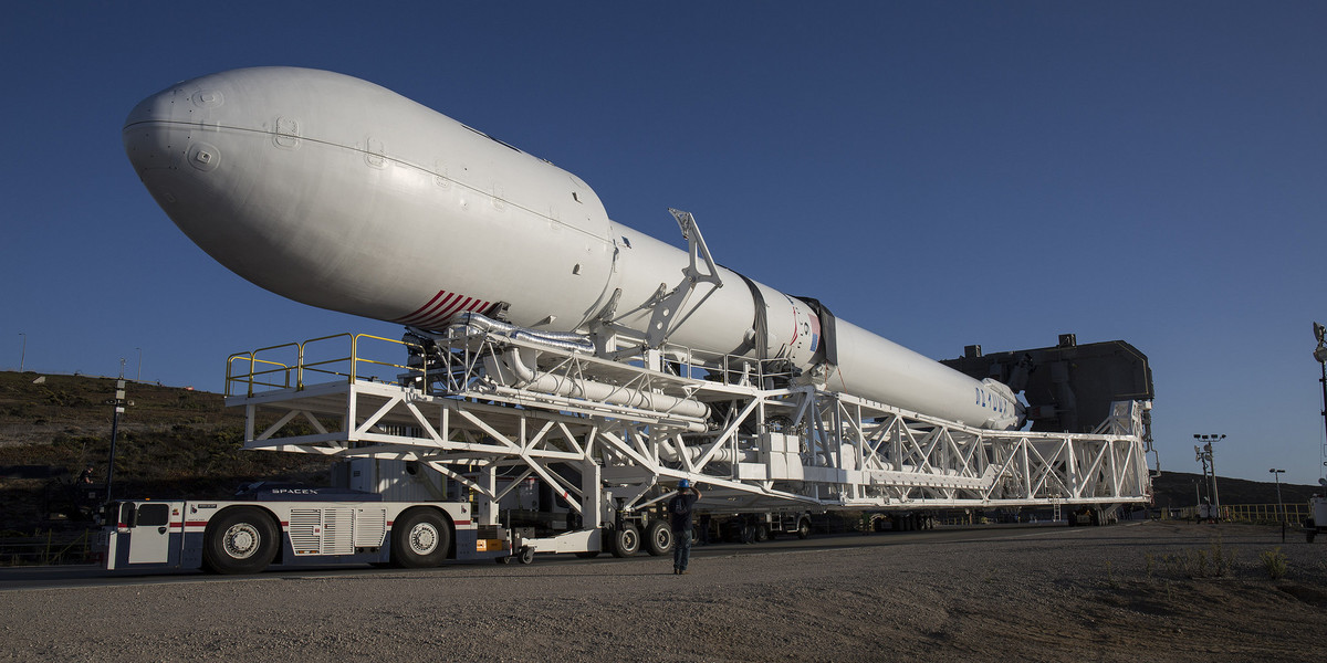 Falcon 9 zakończył misję w Atlantyku 
