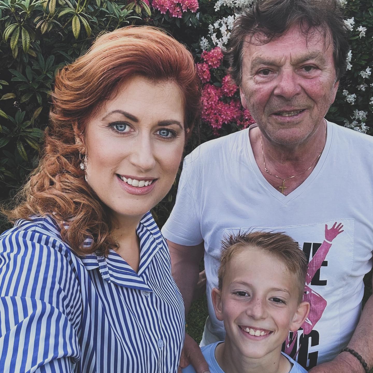 Herec Pavel Trávníček s manželkou Monikou a synom. 