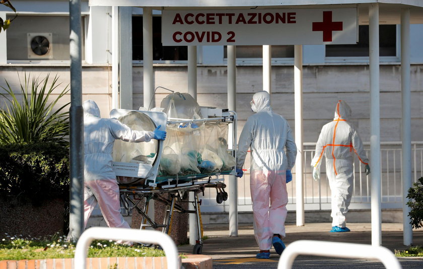 FILE PHOTO: Day seven of Italy's nationwide coronavirus lockdown in Rome