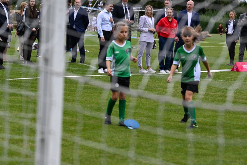 Pierwsze oficjalne wystąpienie Marty Nawrockiej. Zobacz, jak wypadła żona prezydenta RP