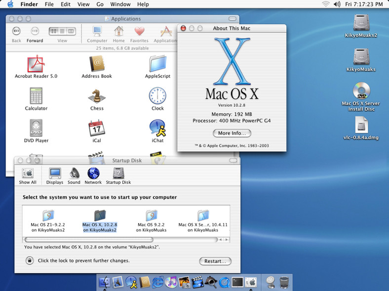 Mac OS X 10.2 Jaguar (rok wydania: 2002)