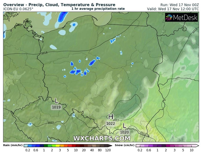 Środa z symbolicznym deszczem na zachodzie i północy