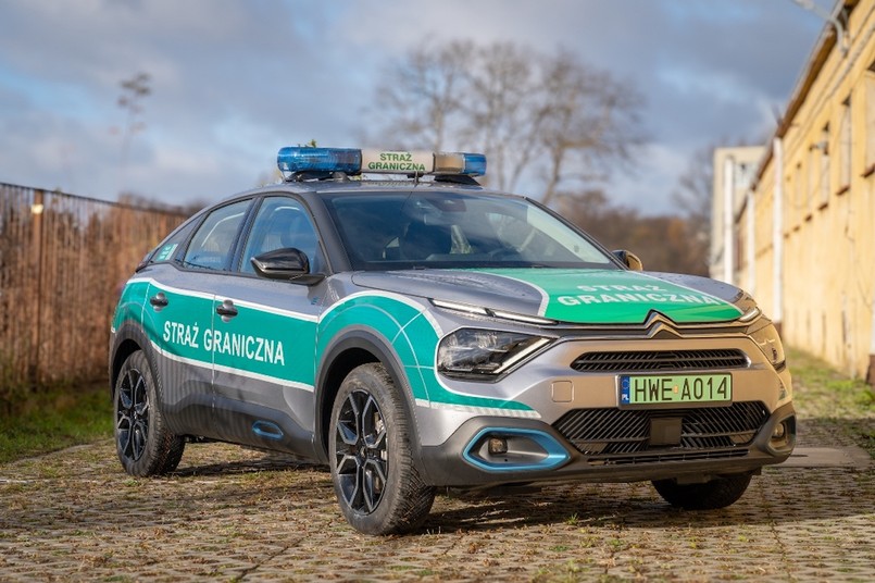 Straż Graniczna kupiła elektryczne Citroeny e-C4