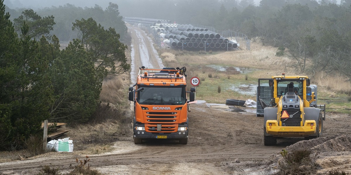 Budowa Baltic Pipe na terytorium Danii