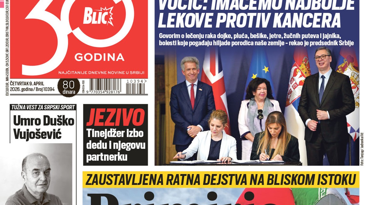 Naslovna strana za 9.4.