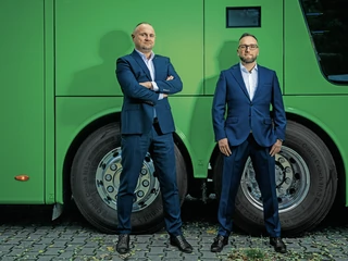 Krzysztof Zubeil (z lewej) i Marcin Jaworski połączyli siły, aby stworzyć prężną firmę transportową. Dziś w GTV zatrudniają ponad 1100 osób i rozwijają kilka linii biznesowych.
