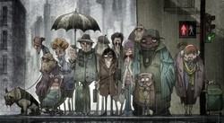 "Sklep dla samobójców" – rysując reżim