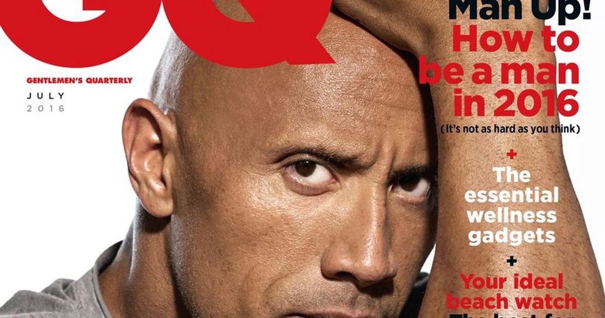 The Rock for president 2020, British GQ