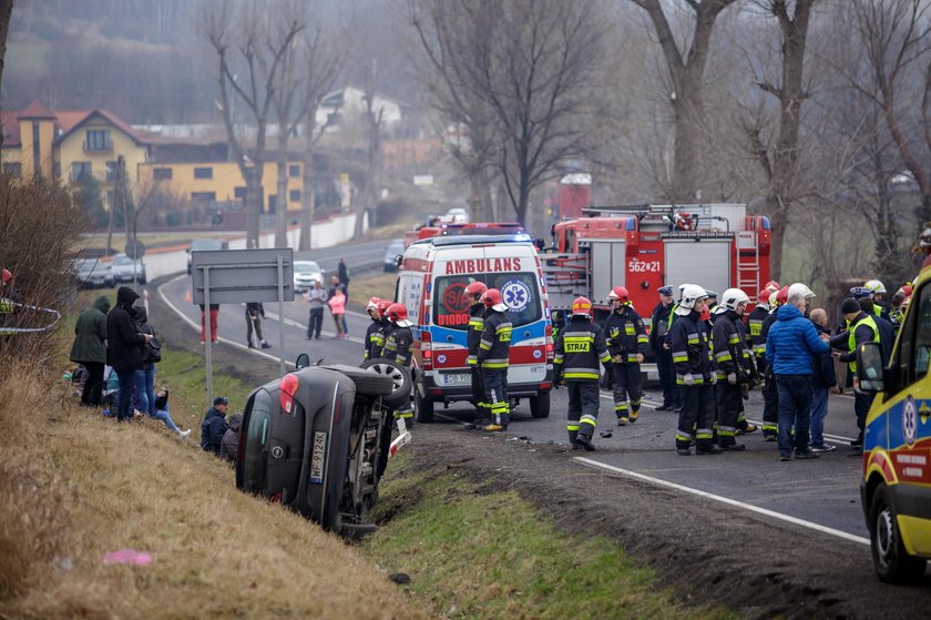 Groźny wypadek w okolicach Świebowic