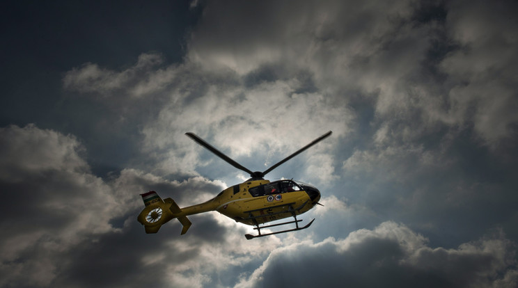A megsérült gyermeket helikopterrel vitték kórházba. A kép illusztráció / Fotó: MTI - Marjai János