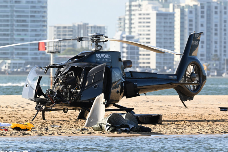 Zderzenie helikopterów w Gold Coast w Australii